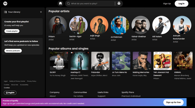 Spotify Clone App